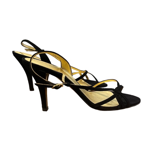 J CREW Nicolette Strappy Suede Heels - Picture 4 of 6